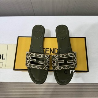 2026.06.09 Super Perfect Fendi Women Slippers size35-40 367