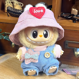 2025.06.13 Labubu Clothes Little Star (love hat + T-shirt + overalls)