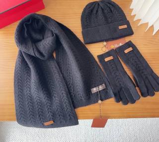 2027.11.03 Super Perfect Loro Piana Scarf Hat Gloves 041