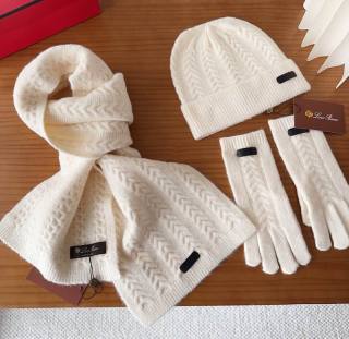 2027.11.03 Super Perfect Loro Piana Scarf Hat Gloves 042