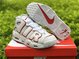 Authentic Nike Air More Uptempo Red/White