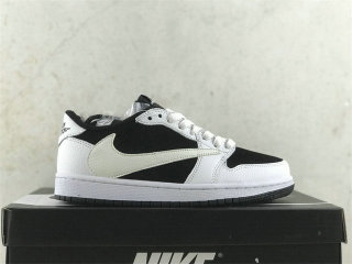Authentic Travis Scott x Air Jordan 1 Low Black/White
