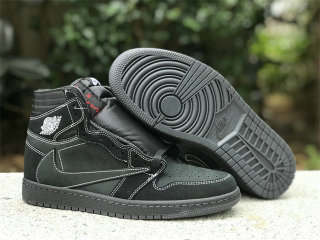Authentic Travis Scott x Air Jordan 1 All Black