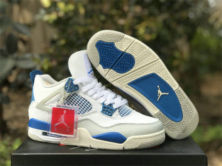 Authentic Air Jordan 4 “MILITARY BLUE”
