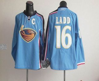 Thrashers -16 Ladd Stitched Blue NHL Jersey