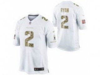 NEW Atlanta Falcons 2 Matt Ryan White Jerseys(game USA)