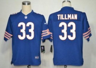 Nike Bears -33 Charles Tillman Navy Blue Team Color Stitched NFL Game Jersey