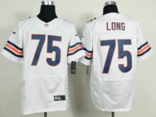 Nike Chicago Bears -75 Kyle Long White NFL Elite Jersey
