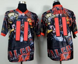 Nike Falcons -11 Julio Jones Team Color Men's Stitched NFL Elite Fanatical Version Jersey