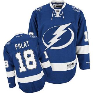 Tampa Bay Lightning -18 Ondrej Palat Blue Stitched NHL Jersey