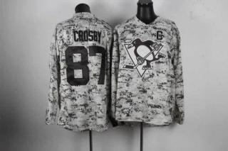 Pittsburgh Penguins -87 Sidney Crosby Camo Stitched NHL Jersey