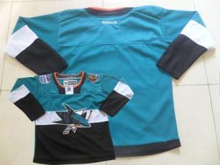 San Jose Sharks Blank Teal Black 2015 Stadium Series Stitched NHL Jersey