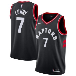 Men's Toronto Raptors Kyle Lowry Nike Black Swingman Jersey Statement Edition