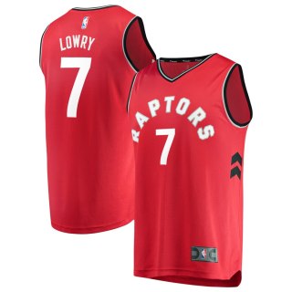 Men's Toronto Raptors Kyle Lowry Fanatics Branded Red Fast Break Replica Jersey - Icon Edition