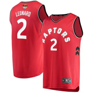 Men's Toronto Raptors Kawhi Leonard Red 2019 NBA Finals Jersey - Icon Edition