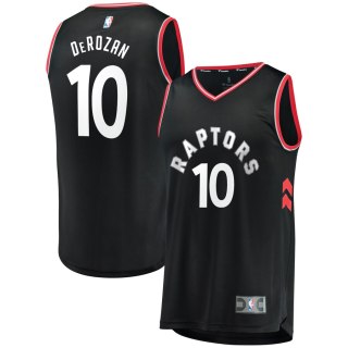 Men's Toronto Raptors DeMar DeRozan Black Fast Break Replica Jersey - Statement Edition