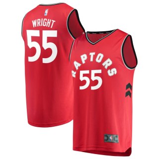 Men's Toronto Raptors Delon Wright Red Fast Break Player Jersey - Icon Edition