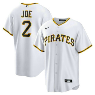 Men's Pittsburgh Pirates Connor Joe Nike White Home Replica Jersey