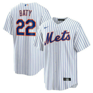 Men's New York Mets Brett Baty Nike White Replica Player Jersey