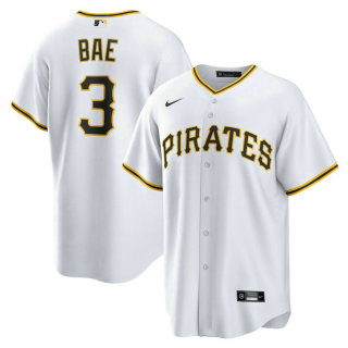 Men's Pittsburgh Pirates Ji-Hwan Bae Nike White Replica Player Jersey
