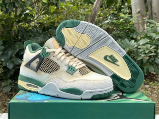 Authentic Air Jordan 4 WMNS Orass/White/Green