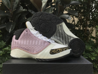Authentic Air Jordan 23 Metallic Gold/Pink/White