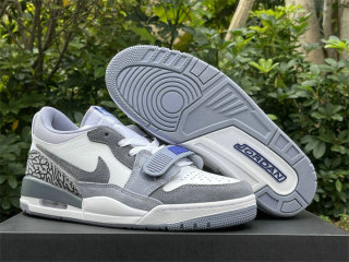 Authentic Air Jordan Legacy 312 Low White/Grey/Purple