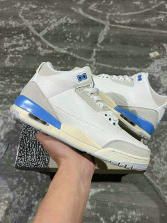 Perfect Air Jordan 3 White/Hydrogen Blue