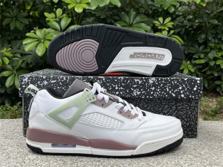 Authentic Jordan Spizike Low GS White/Brown/Green