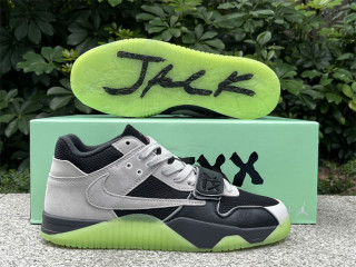 Authentic Chase B x Jordan Jumpman Jack Black/Night Silver/Illusion Green