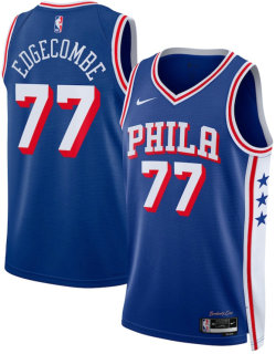 Men's Philadelphia 76ers VJ Edgecombe Fanatics Royal 2025 NBA Draft First Round Pick Fast Break Replica Jersey - Icon Edition