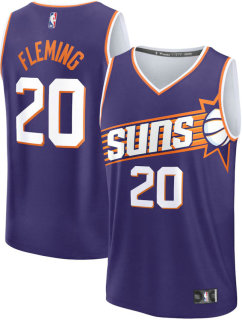 Men's Phoenix Suns Rasheer Fleming Fanatics Purple Fast Break Replica Jersey - Icon Edition