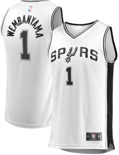 Men's San Antonio Spurs Victor Wembanyama Fanatics White Fast Break Replica Player Jersey - Association Edition