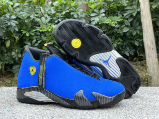 Authentic Air Jordan 14 Challenge Blue/Black