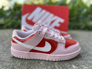 Authentic Nike Dunk Low Valentine's Day Pink