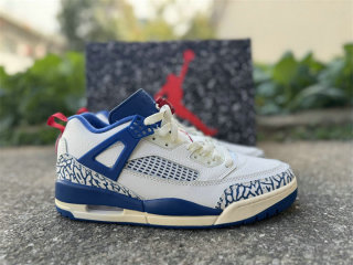 Authentic Jordan Spizike Low White/Blue