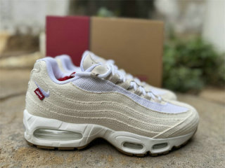 Authentic Levi's x Nike Air Max 95 “White and Ecru”