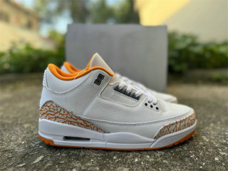 Authentic Air Jordan 3 “White and Orange Pee”