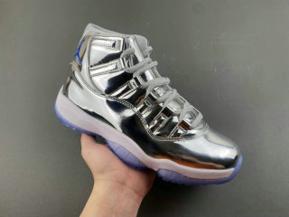 Authentic Air Jordan 11 Silver