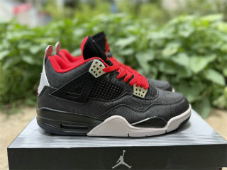 Authentic Air Jordan 4 Black Laser