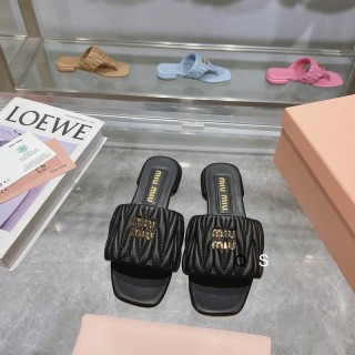 2026.03.23 Super Perfect MiuMiu Women Slippers sz35-40 526