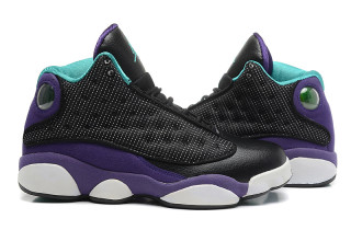 Perfect Air Jordan 13 GS Black Purle