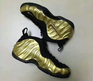 Authentic Air Foamposite Pro “Metallic Gold”