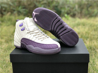 Authentic Air Jordan 12 GS Dark Purple Dust