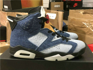Authentic Air Jordan 6 GS “Washed Denim”