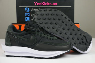 Authentic Sacai x Nike LDWaffle Black White