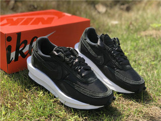Authentic Sacai x Nike LDWaffle Black White (women)