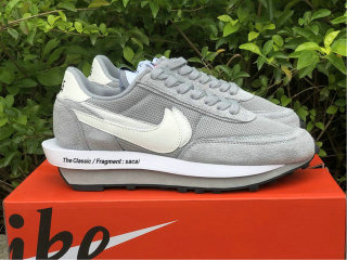 Authentic Fragment x sacai x Nike LDWaffle Summot White/Wolf Grey