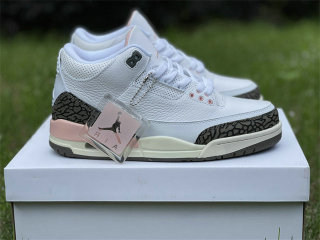 Authentic Air Jordan 3 GS White/Dark Mocha-Atmosphere-Sail