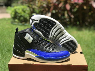 Authentic Air Jordan 12 Hyper Royal/White/Black